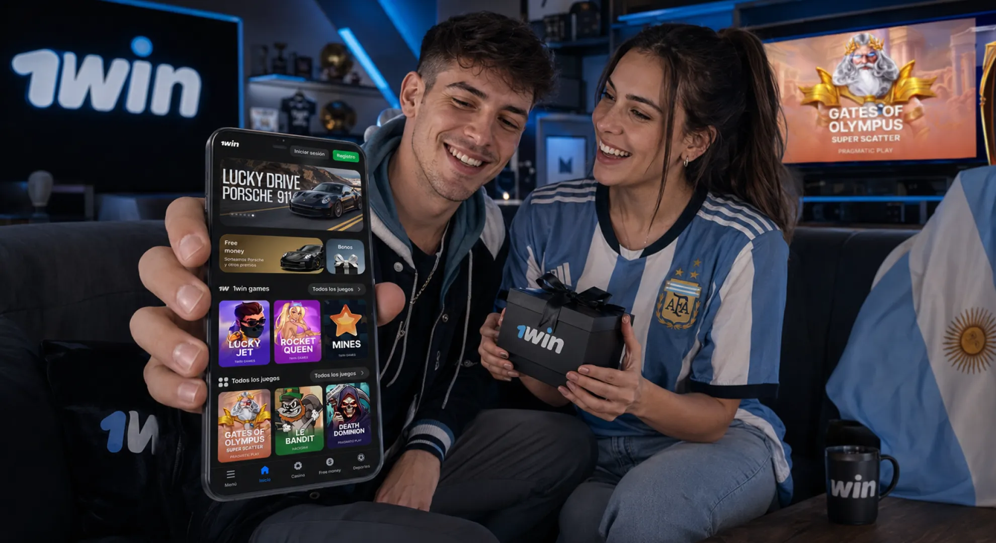 App de 1win para Argentina